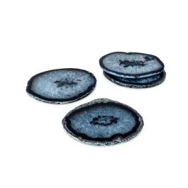Azure Agate Coasters - Set of 4