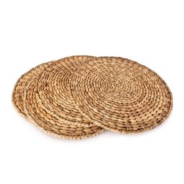 Clayton Natural Round Placemat, 15″, Set of 4