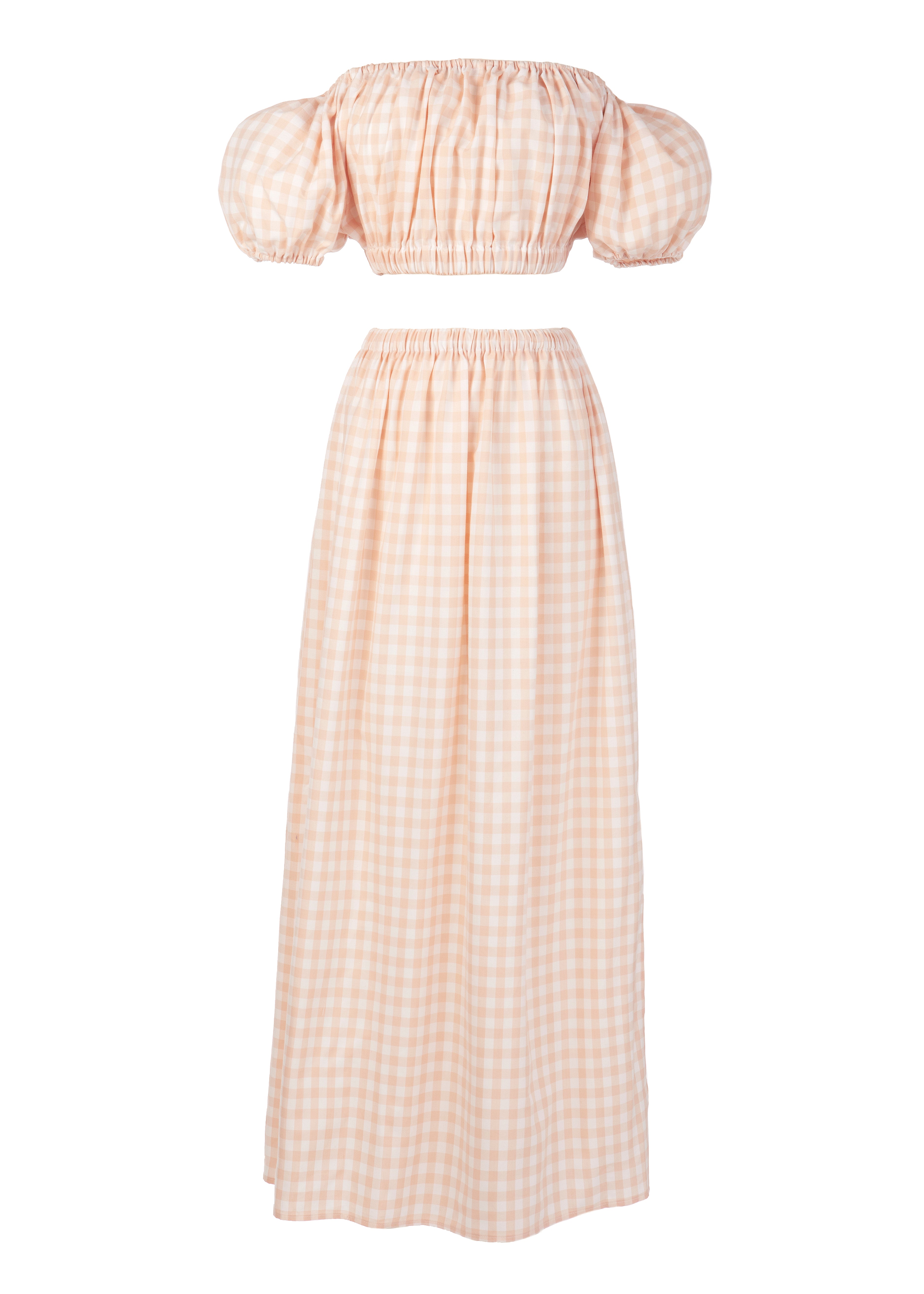 The Stella Set in Blush Gingham