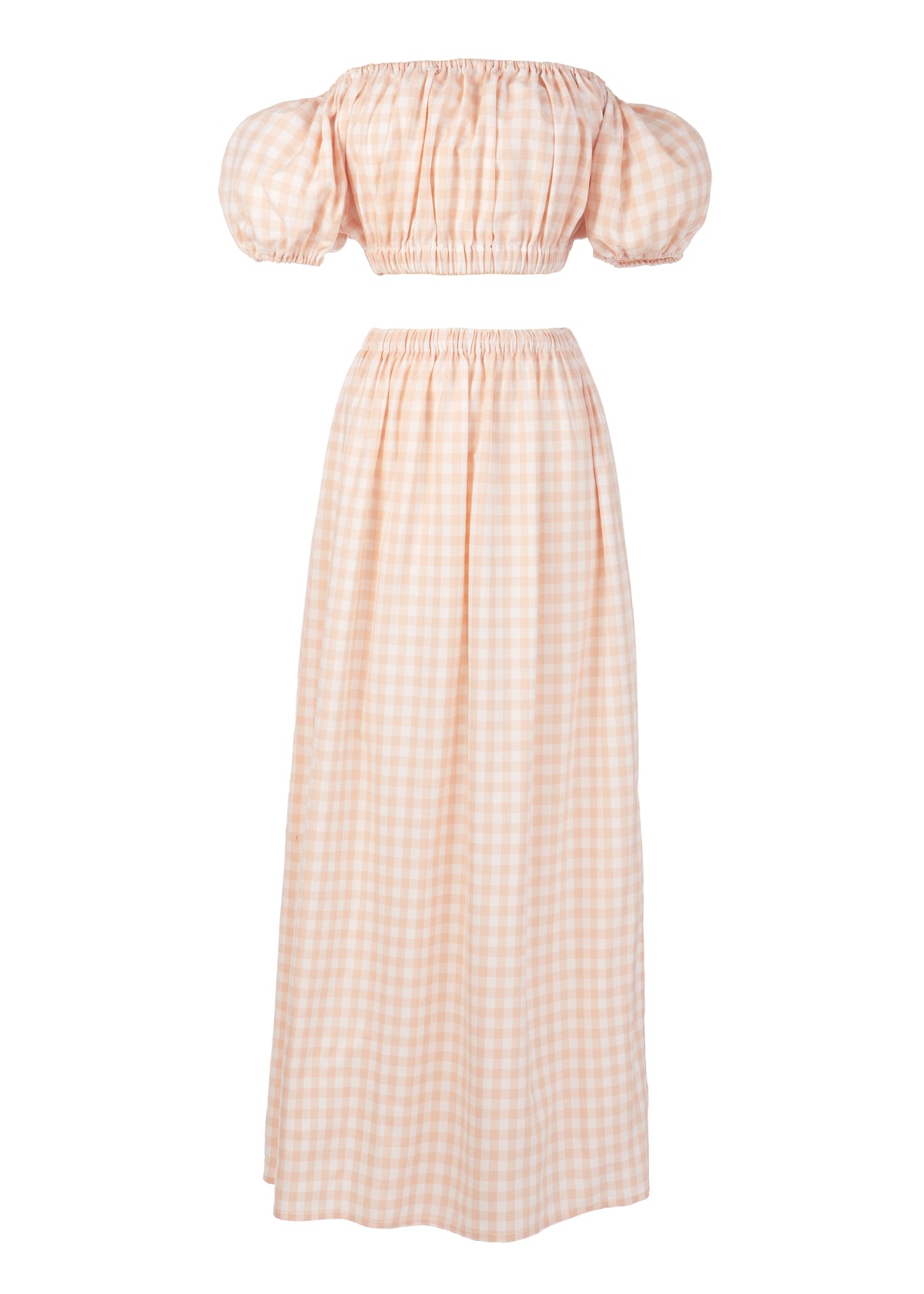 The Stella Set in Blush Gingham