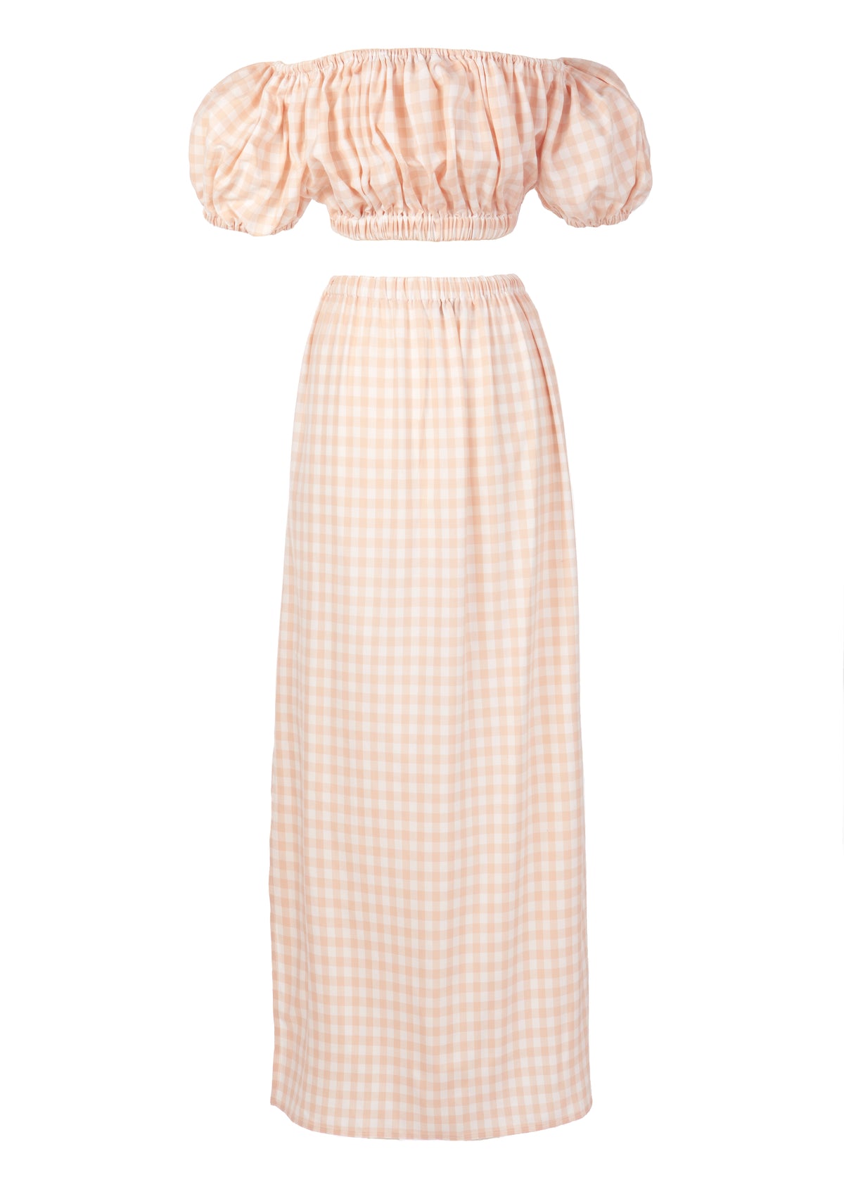 The Stella Set in Blush Gingham