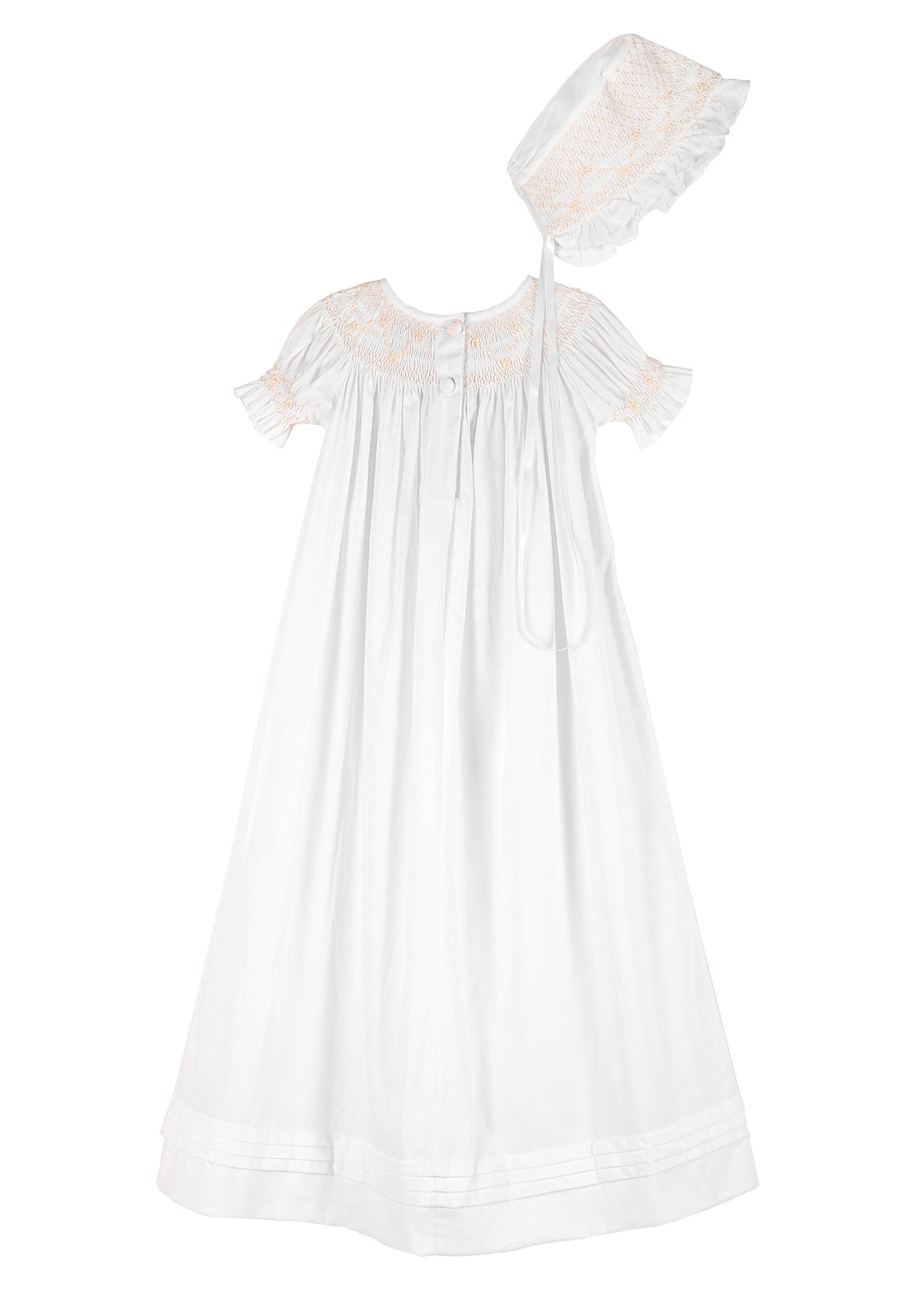 Elizabeth Smocked Christening Gown