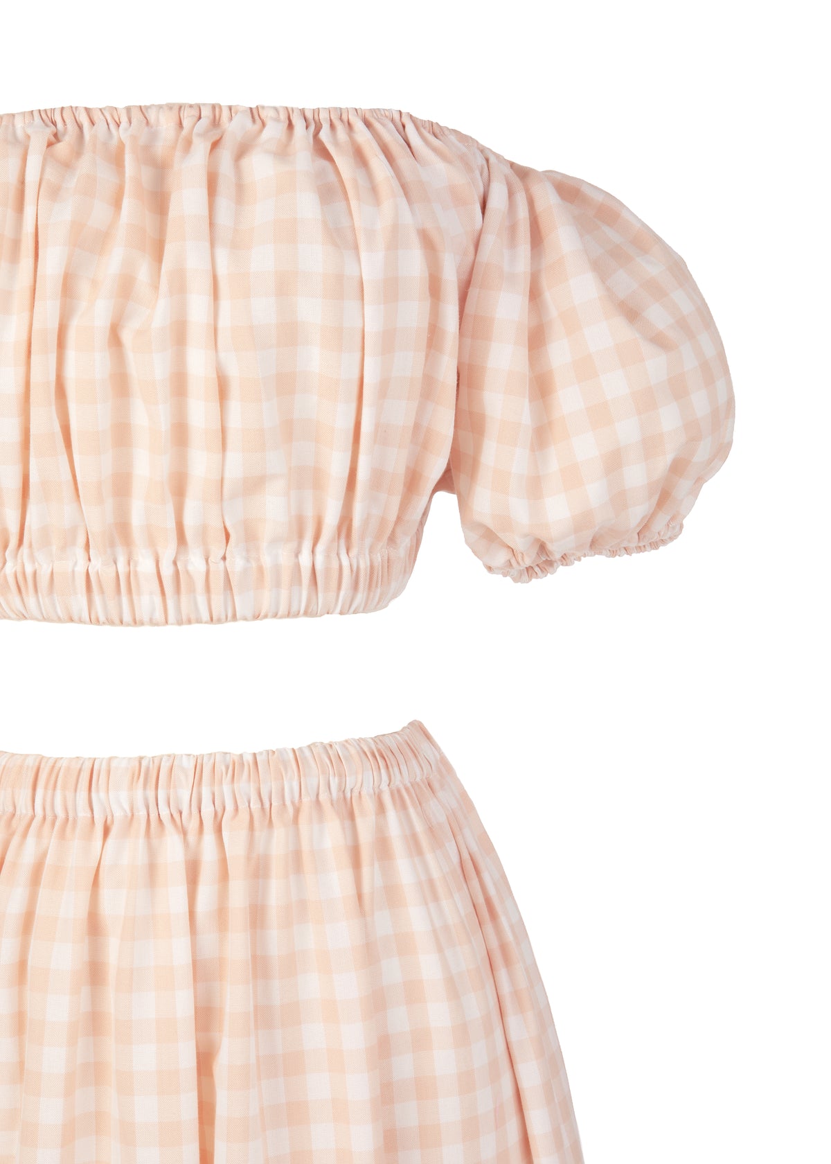 The Stella Set in Blush Gingham