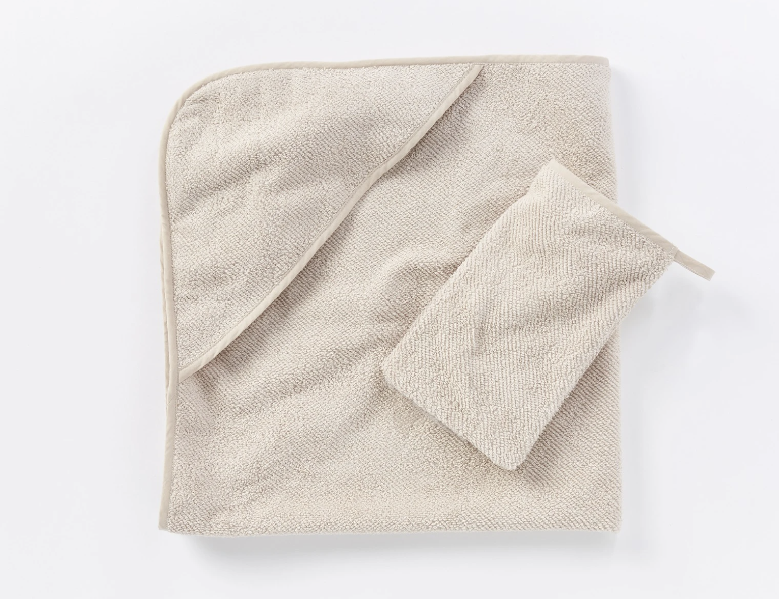 Air Weight® Organic Baby Hooded Towel Set
