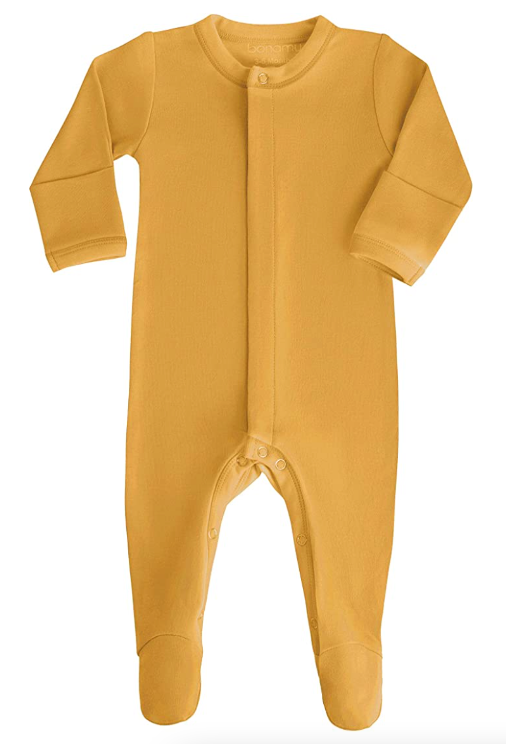 bonamy Baby Boy Girl Organic Cotton Footed Sleeper with Mittens-Sleep n Play