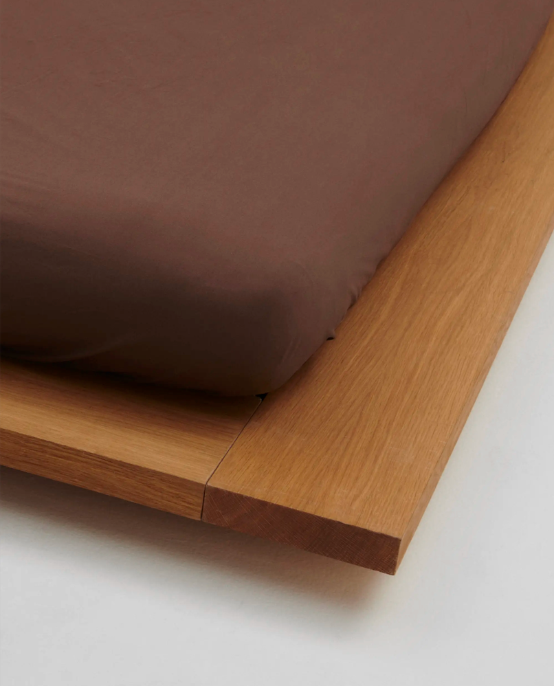Cocoa Brown fitted sheet
