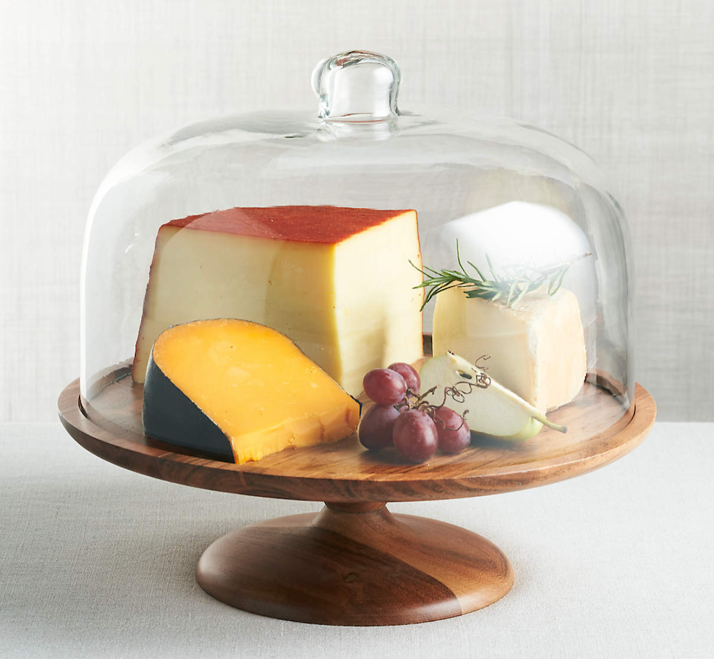 Carson Acacia Wood Cake Pedestal