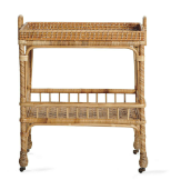 South Seas Rattan Side Cart