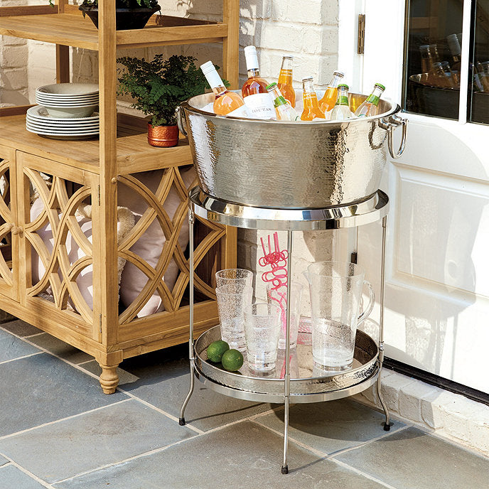 Avalon Double Walled Beverage Tub with Stand & Tray