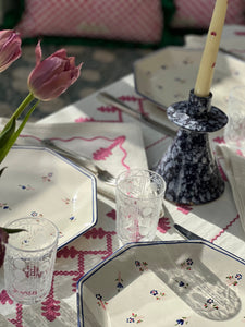 Indian Pink Vine Tablecloth