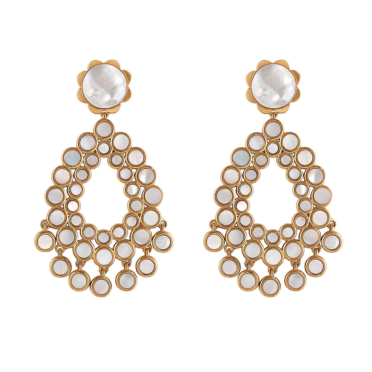 Flower Chandelier Earring