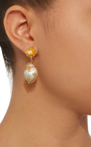Hedera Pearl Drop Earrings