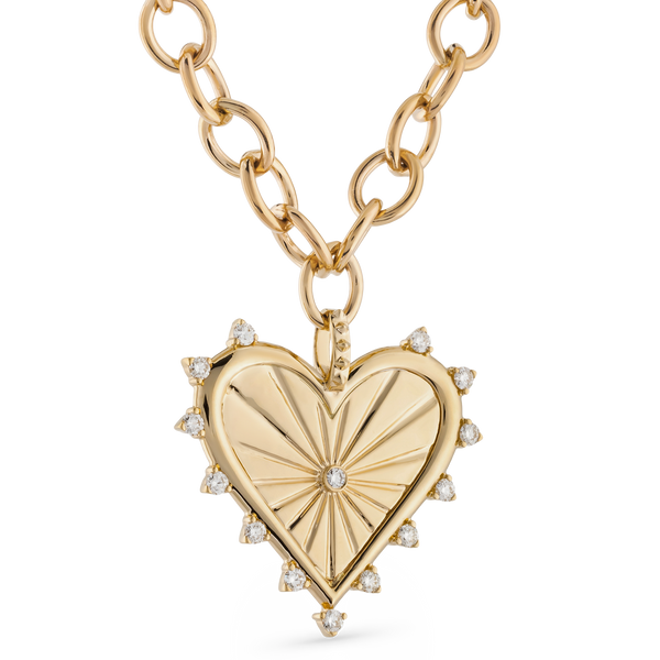 ネックレス・チョーカー Melting Heart Pendant (Gold) Amazon.com: Juicy Couture Goldtone and Rose Heart Pendant