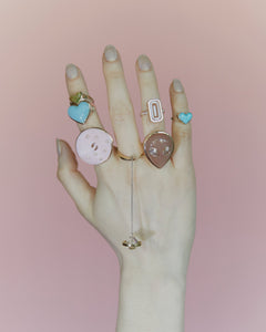 Love Lollipop Pinky in Rose Gold & Rubellite