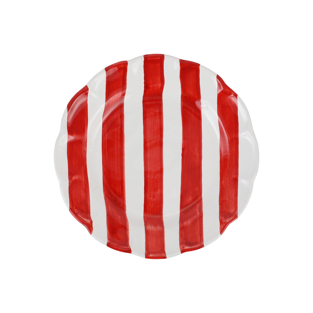 Amalfitana Stripe Salad Plate