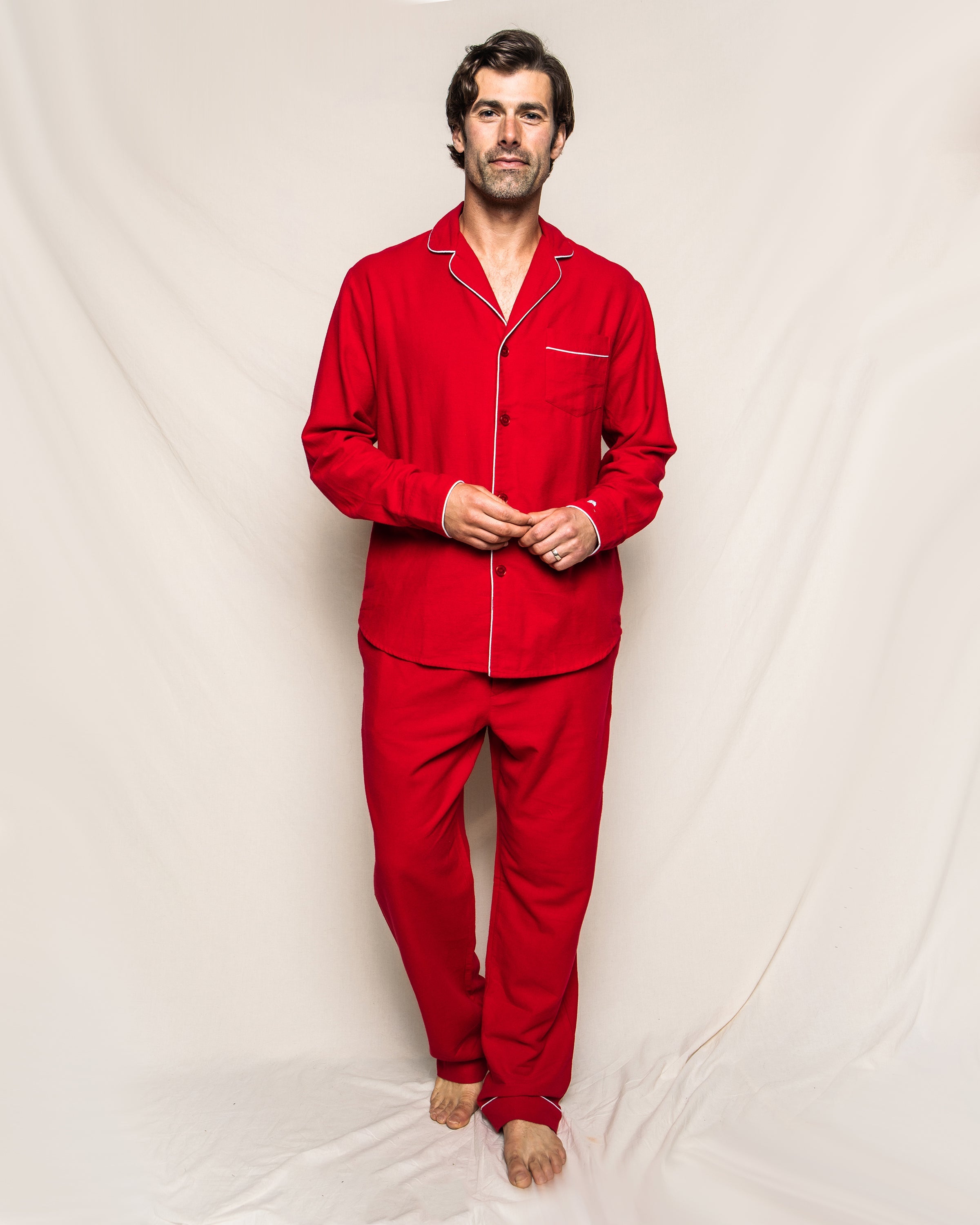 Men’s Red Flannel Classic Pajama Set