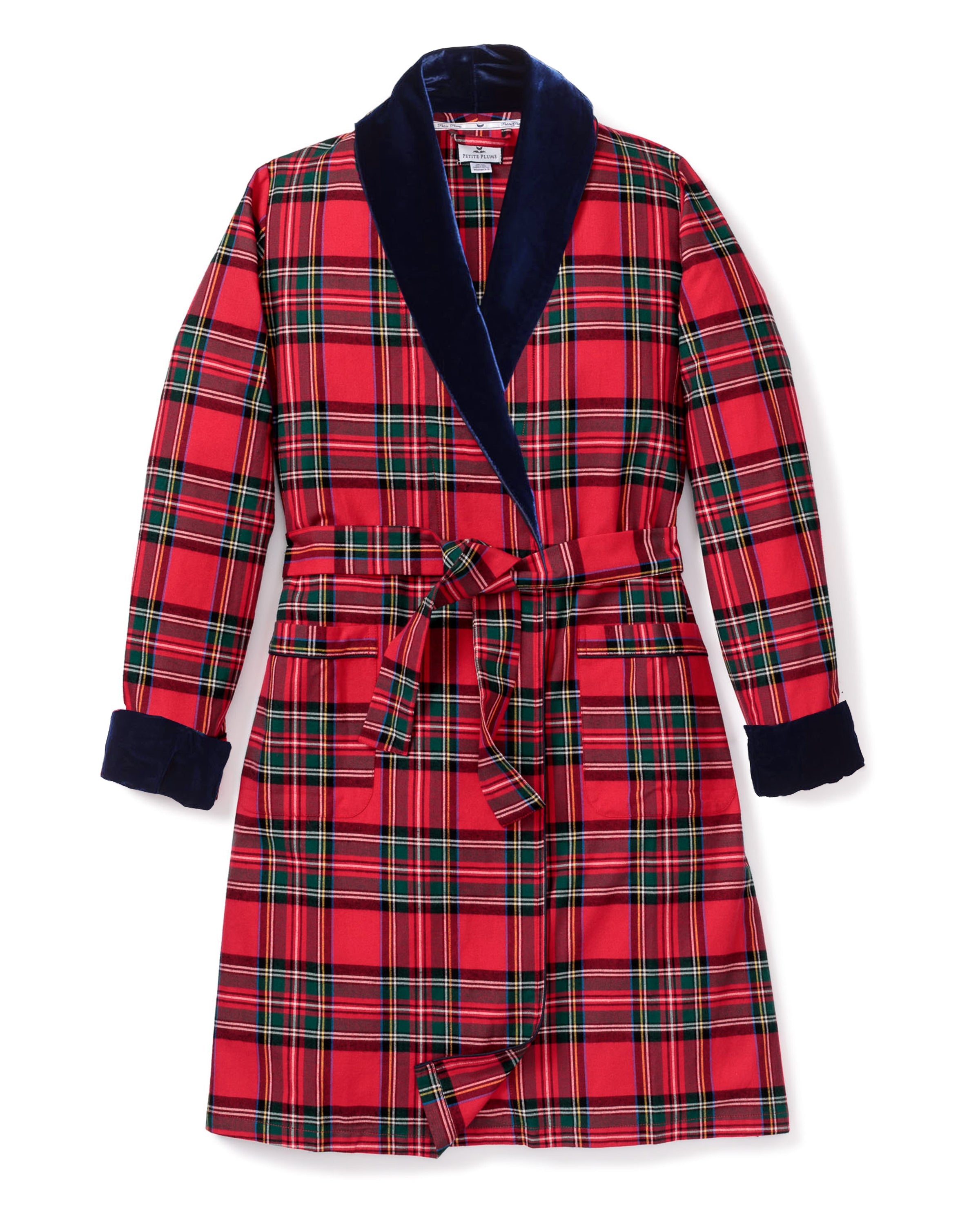 Men’s Imperial Tartan Velvet Robe