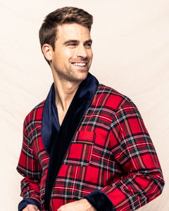 Men’s Imperial Tartan Velvet Robe