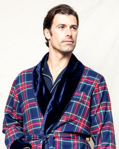 Men’s Windsor Tartan Velvet Robe
