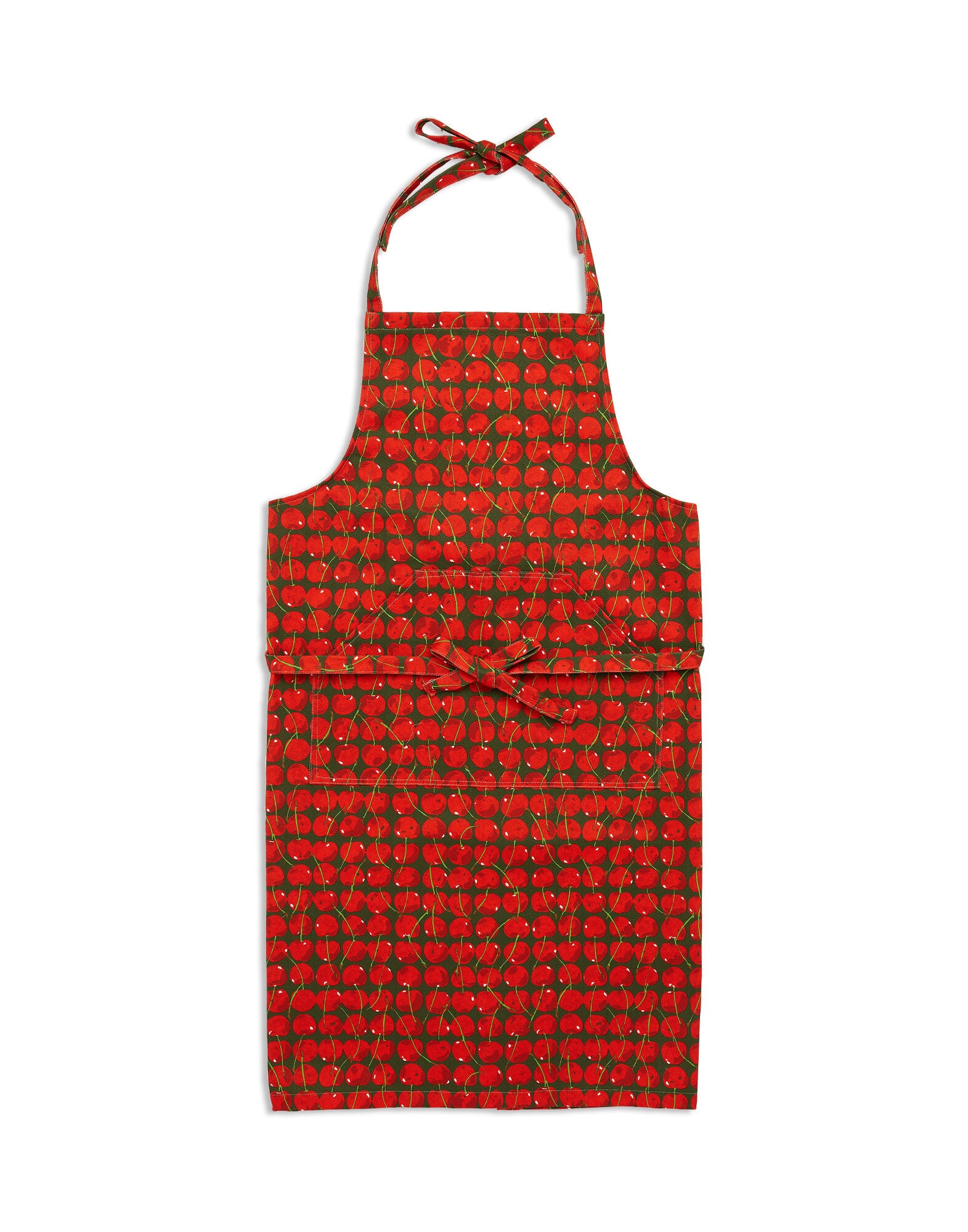 Apron Cherries Verde