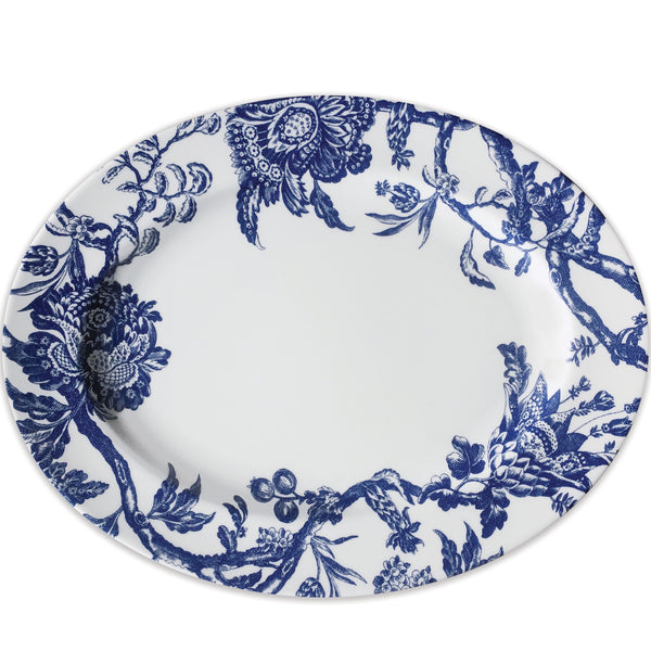 Arcadia Large Oval Rimmed Platter