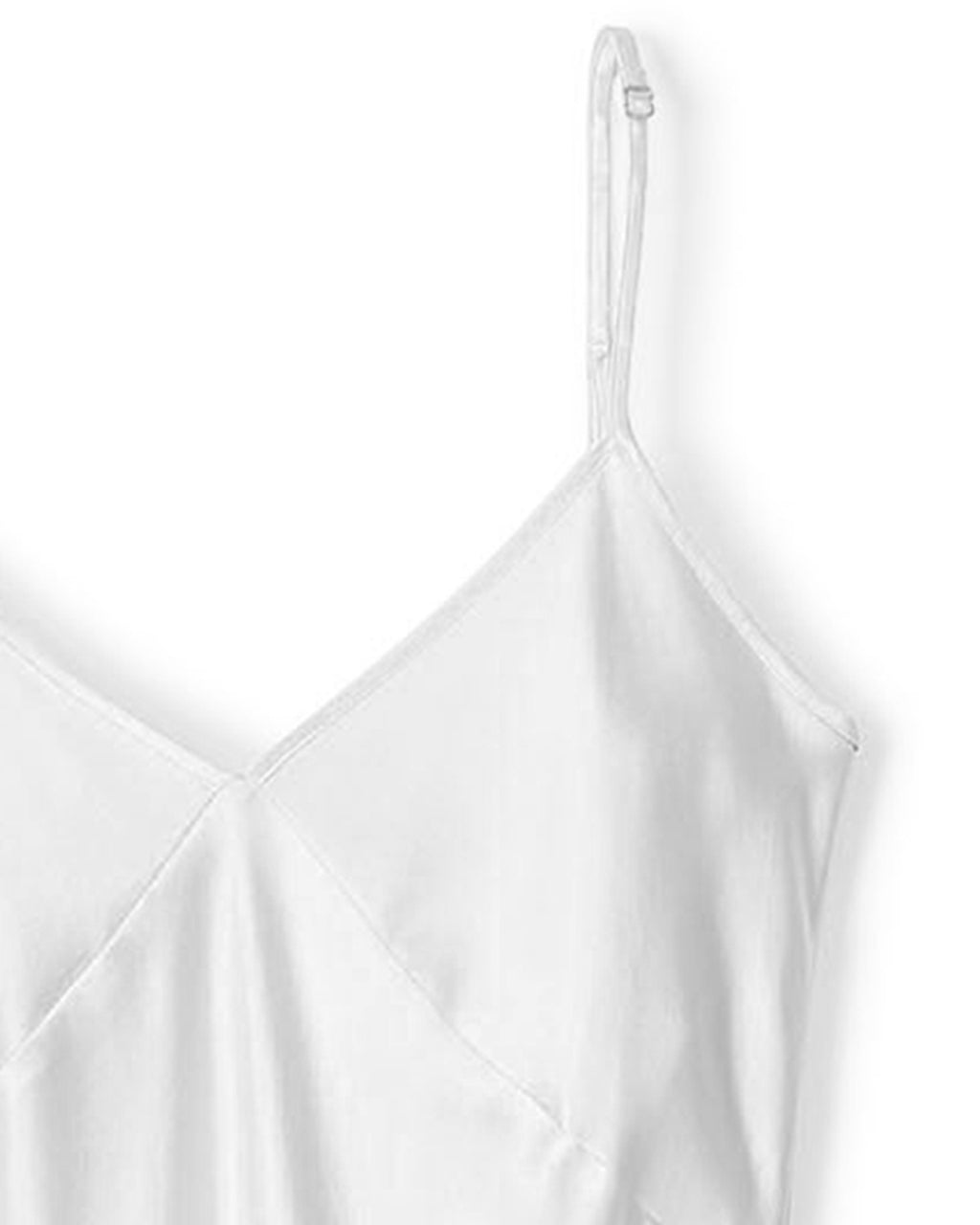 Women’s White Silk Cosette Night Dress