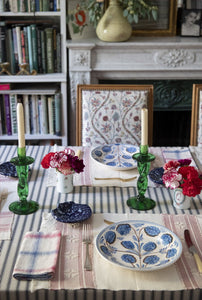 Blue Flower Dinner Plate