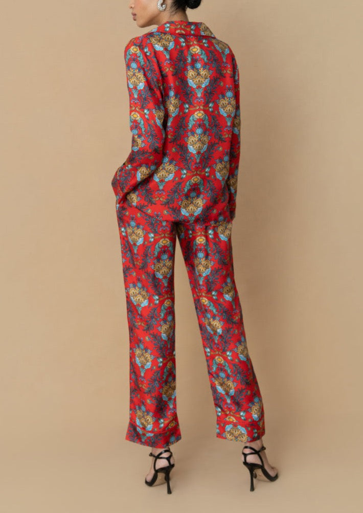 Eden Twill Shirt in Regina Red