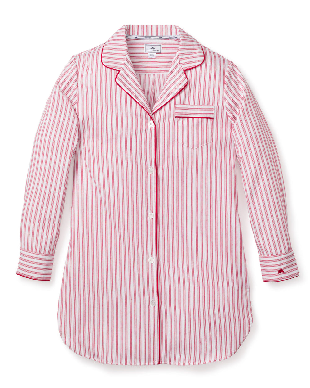 Women’s Antique Red Ticking Nightshirt