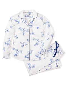 Women's Indigo Floral Pajama Set