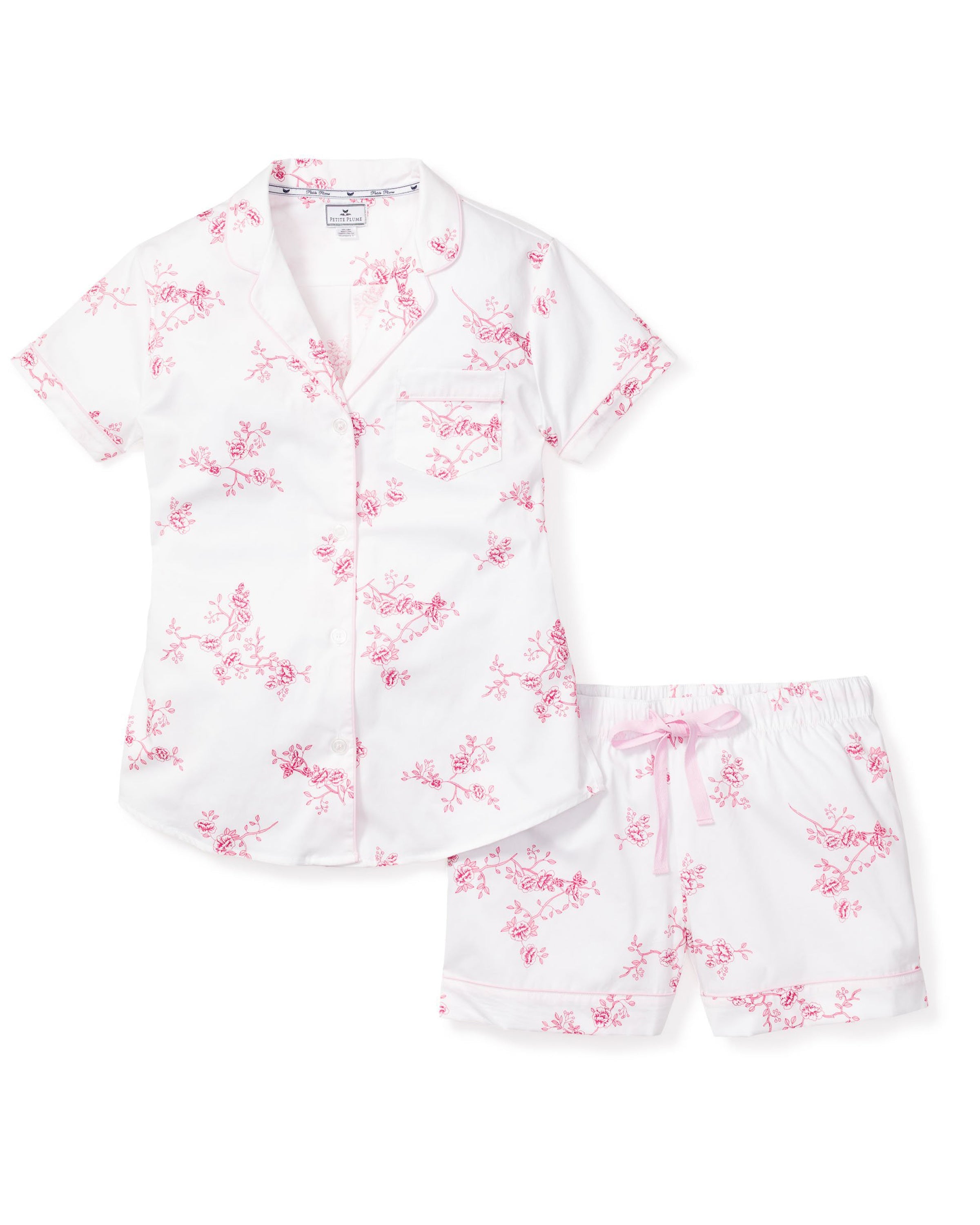 Women’s English Rose Floral Short Set