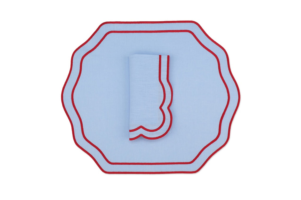 Stucco Linen Napkin and Placemat, Set of 4