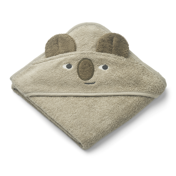 Albert Koala Hooded Baby Towel (Mist)