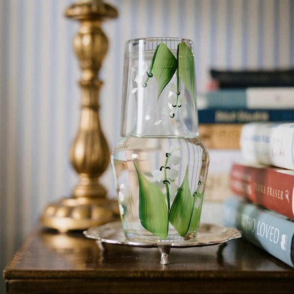 Lily Of The Valley Carafe And Tumbler