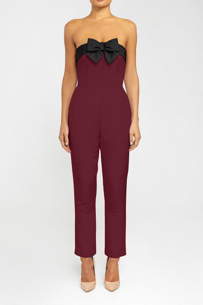 Maroon shop skirt jumpsuit