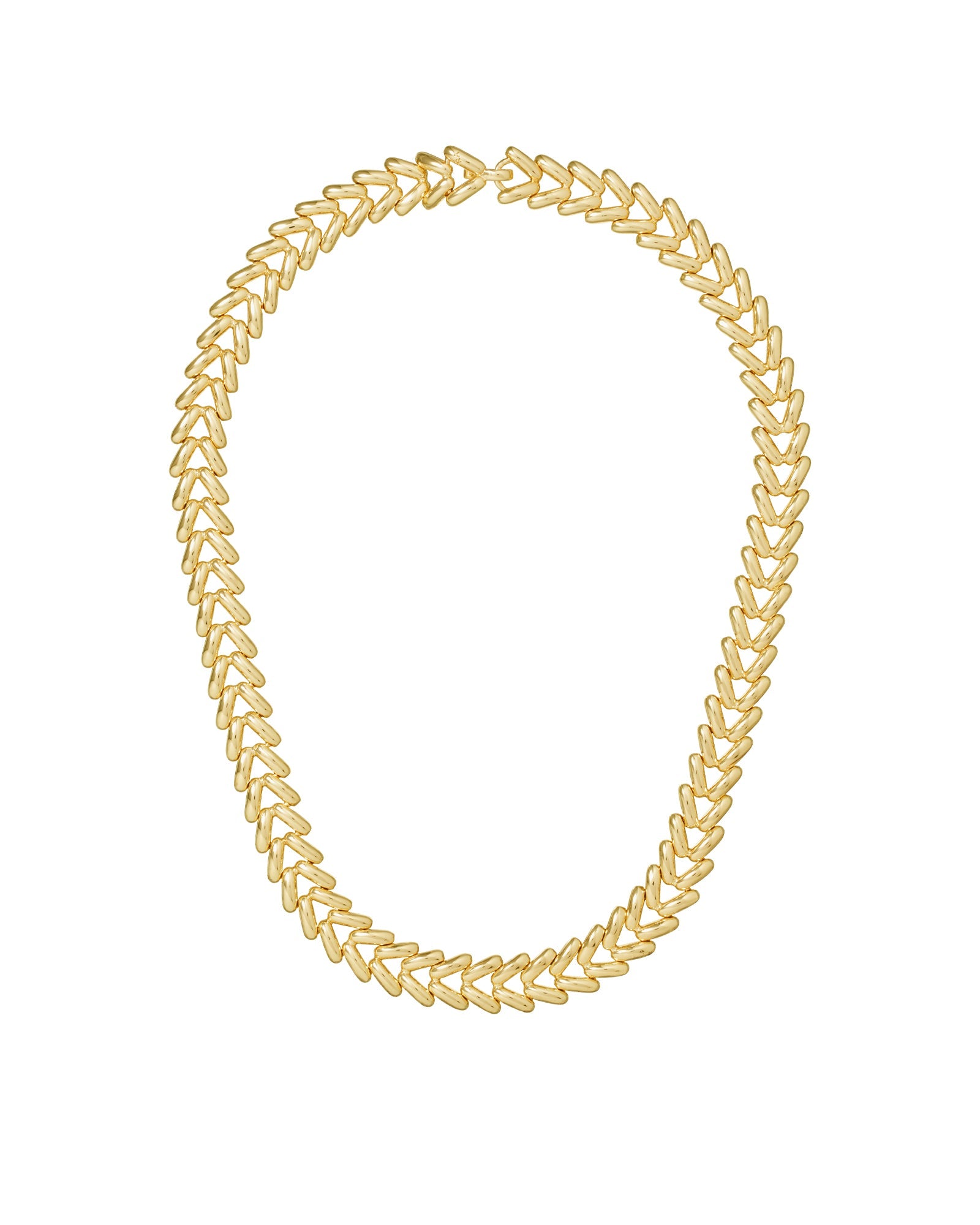 Roxanne Assoulin gold tone link necklace