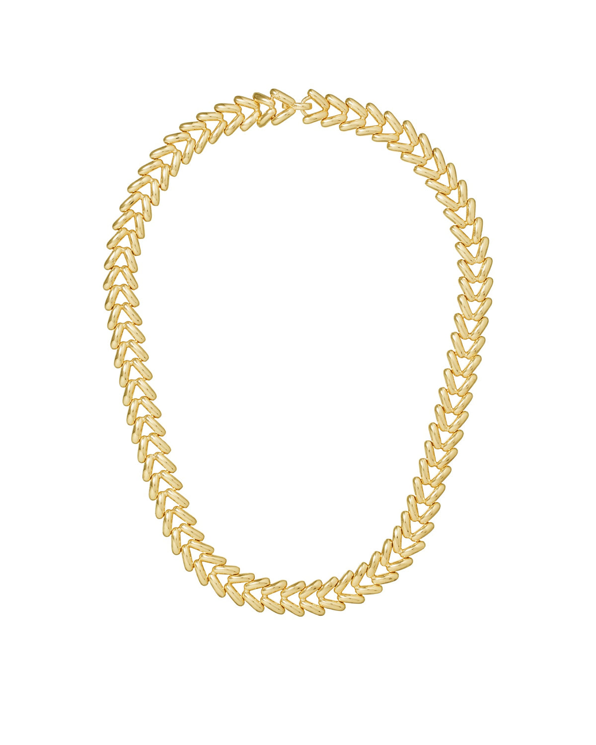 Roxanne Assoulin gold tone link necklace