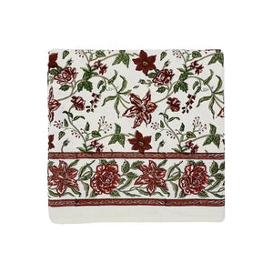 Allegra Red Tablecloth