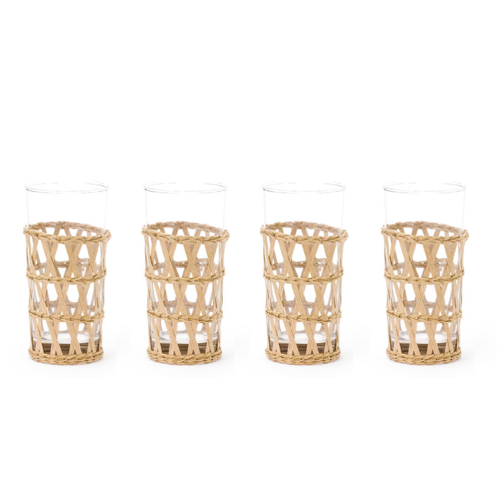 Island Wrapped Ice Tea, Set of 4