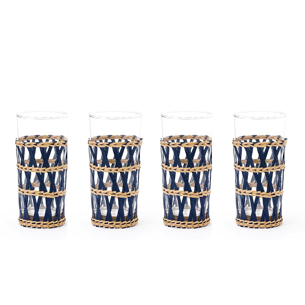 Island Wrapped Ice Tea, Set of 4