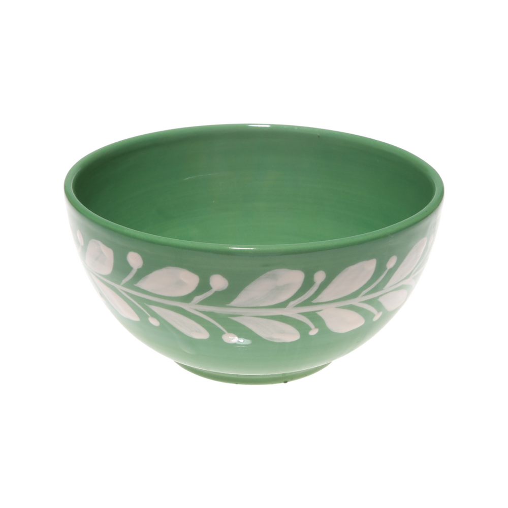 Anna Reverse Green Cereal Bowl