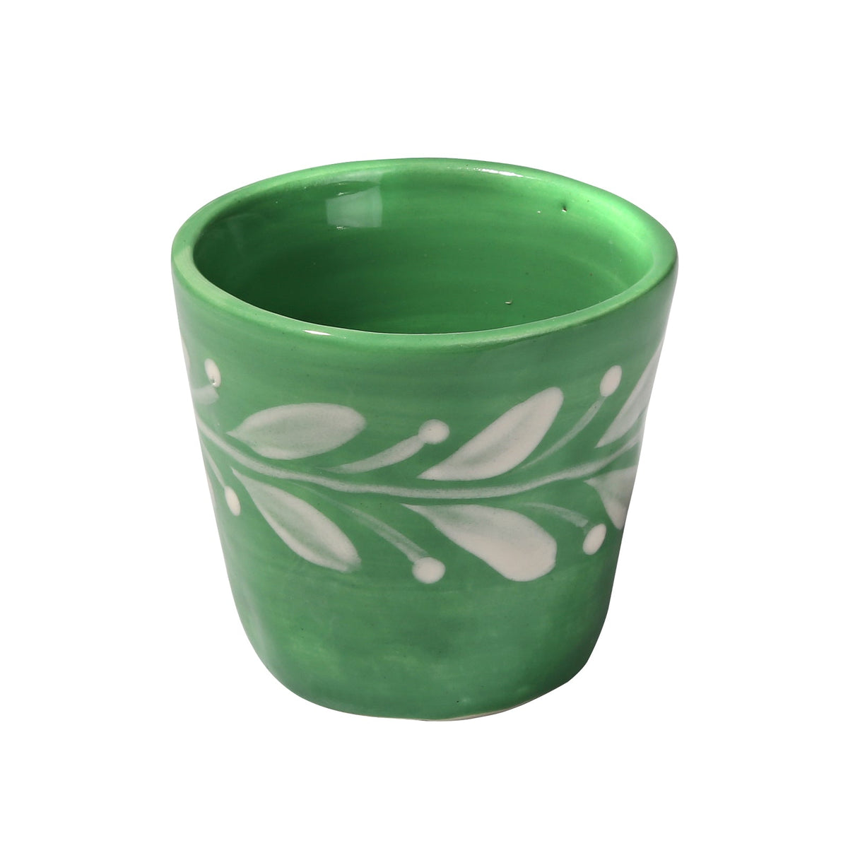 Anna Reverse Green Espresso Cup, Set of 4
