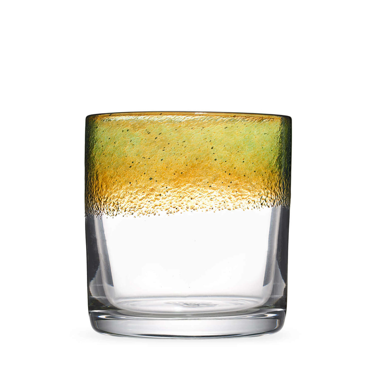 Antique Silver Rocks Glass