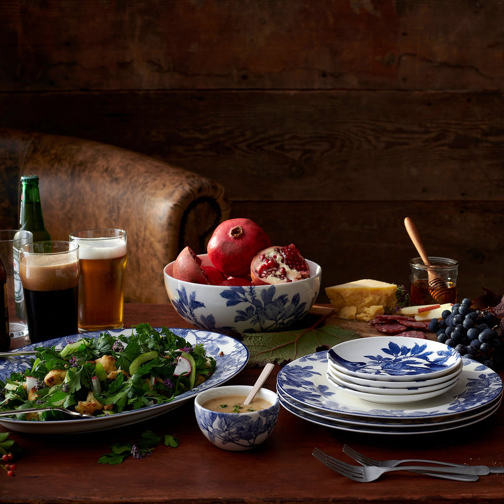 Blue Arbor Vegetable Serving Bowl - Caskata