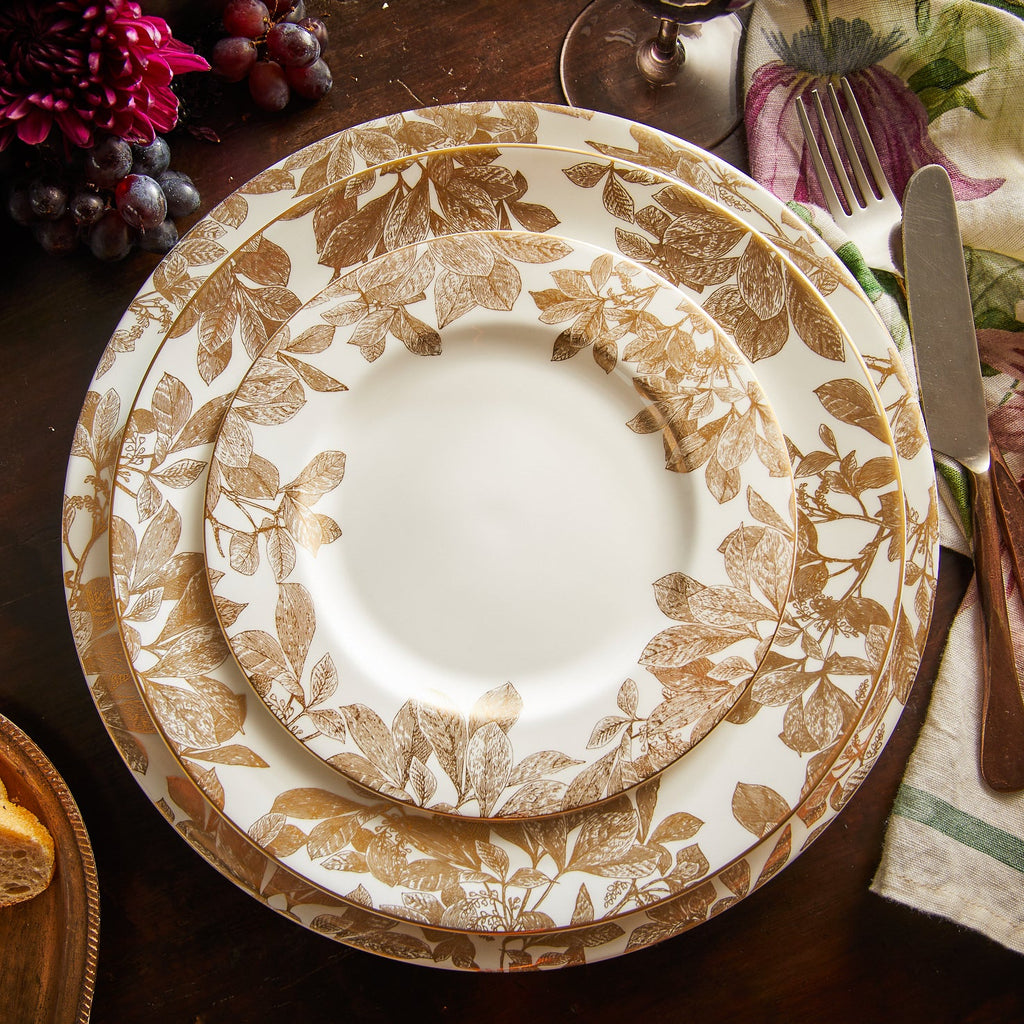 Arbor Rimmed Charger Gold