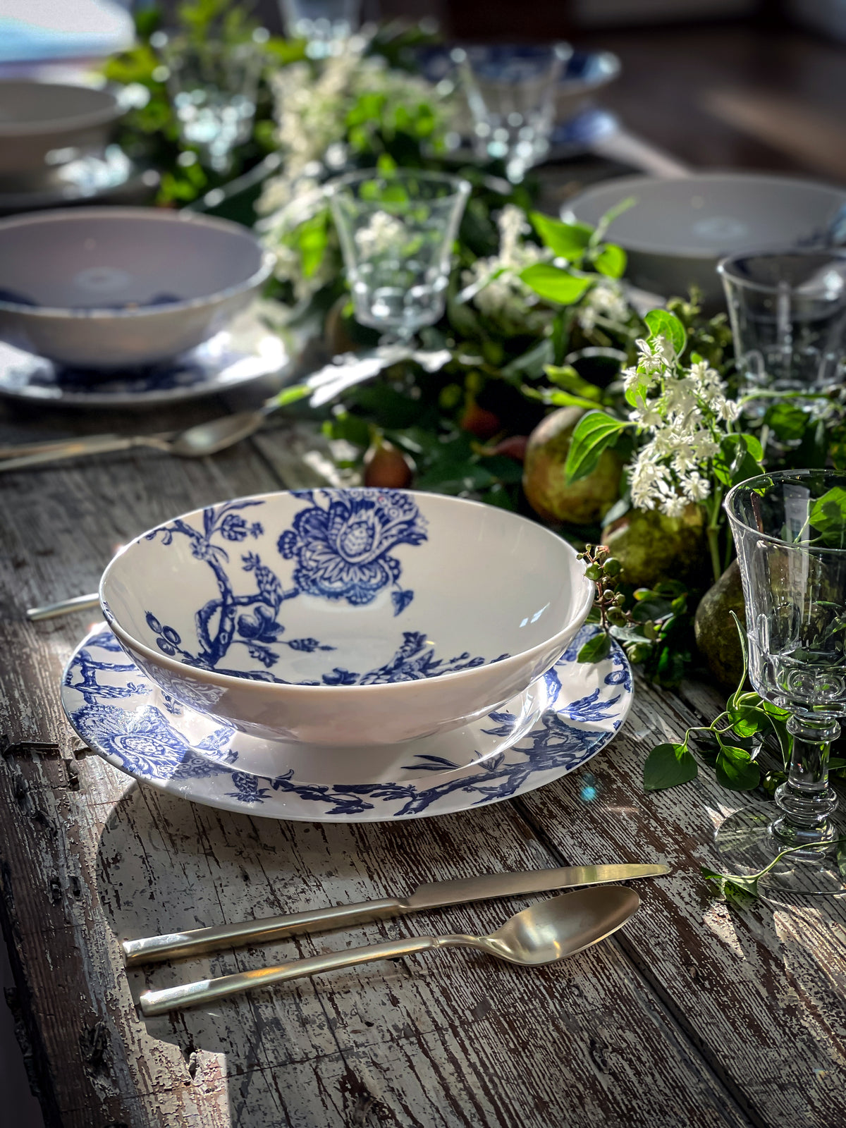 Arcadia Coupe Soup Bowl Blue