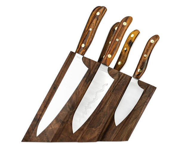 Arete Block & 7pc Knife Set Ironwood.