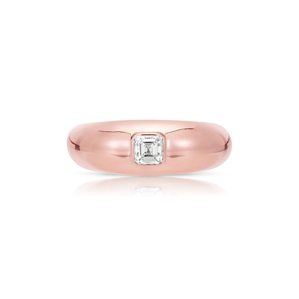 Asscher Dome Ring