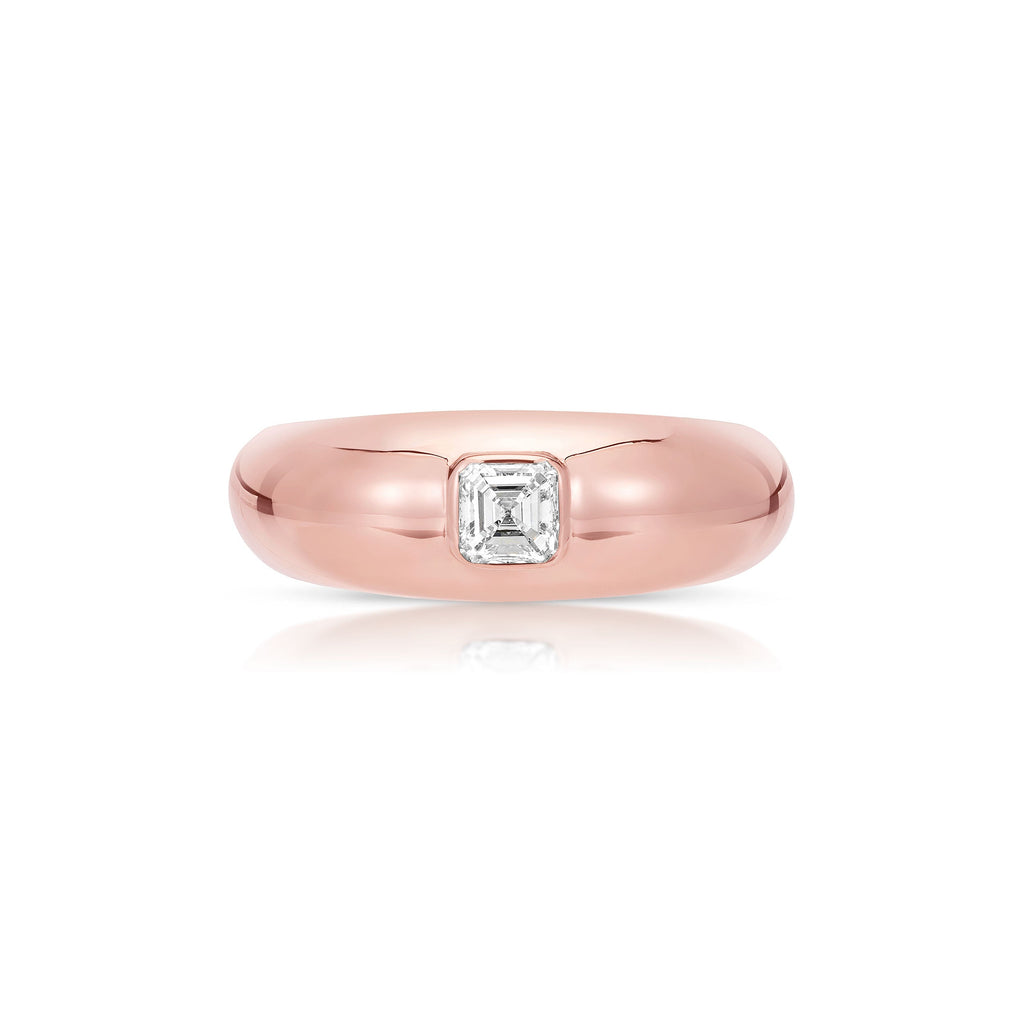 Asscher Dome Ring