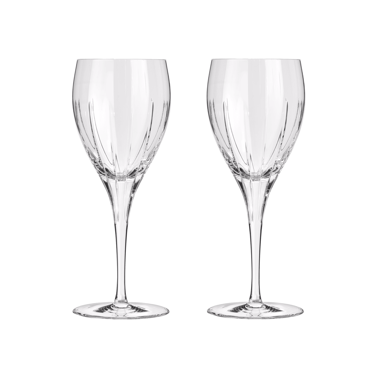 White wine crystal glasses - Set of 2 Iriana